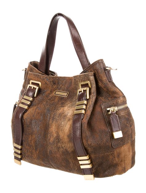 michael kors distressed brown leather purse|Michael Kors brown tote purses.